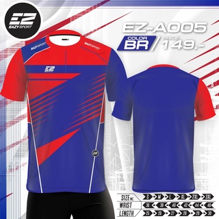 ขายส่งแพค10ตัวเสื้อกีฬาคอกลม เสื้อฟุตบอลคอกลมEAZYSPORT EZ-A005