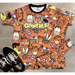 เซทเสื้อยืด &amp; กางเกงเลคกิ้งลายGarfield