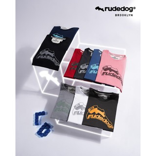 rudedog T-shirt เสื้อยืด รุ่น BROOKLYN แฟชั่น คอกลม ลายสกรีน ผ้าฝ้าย cotton ฟอกนุ่ม ไซส์ M, L, XL, Mญ, Lญ