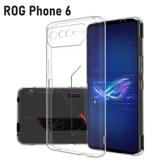 เคสโทรศัพท์มือถือ TPU นิ่ม แบบใส บางพิเศษ สําหรับ ASUS ROG Phone 7 6 6D ROG7