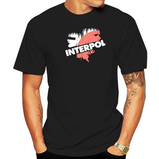 เสื้อยืดลําลอง ผ้าฝ้าย 100% แขนสั้น คอกลม พิมพ์ลาย Interpol Promo Band ขนาดใหญ่ เรียบง่าย แฟชั่นสําหรับผู้ชาย และผู้หญิง