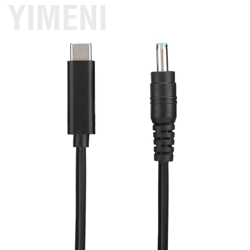 yimeni ashata ac อะแดปเตอร์สายเคเบิ้ล dc plugs 19v 65 w pd induction chip usb to 4 . 5 มม. x 3 . 0 มม. #8