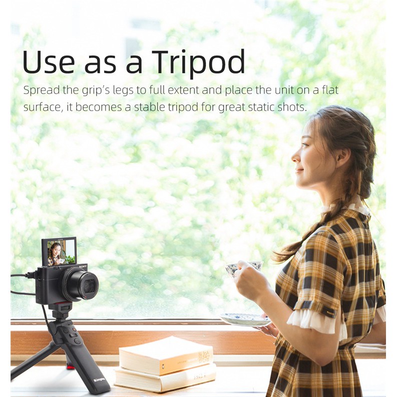 Kingma ขาตั้งกล้องสำหรับ Sony Vlog Camera Grip for RX100 ZV1 A5100 A6000 A6100 A6300 A6400 A6500 ราคา ถูกที่สุด ดีลบีเคเค แกลเลอรีภาพที่ 3