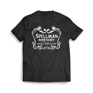 เสื้อผ้าผชเสื้อยืด พิมพ์ลาย Chilling Adventures Of Sabrina Spellman Mortuary สําหรับผู้ชายS-5XL