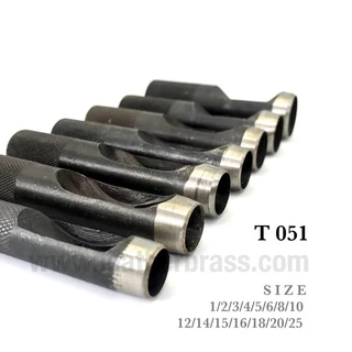T051 เจาะรูกลม ขนาด 12 มิล - 25 มิล แท่งตอก ตู๊ดตู่เจาะรูกลม **ราคาต่อแท่ง** ราคาแต่ละขนาดไม่เท่ากัน