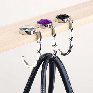 คลิปแขวนเสื้อและกระเป๋า ประดับคริสตัล Holder