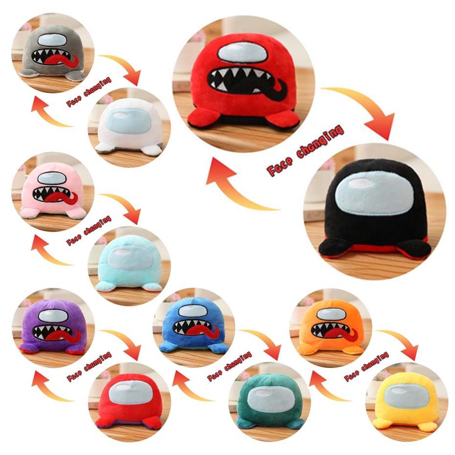 reversible among us plush
