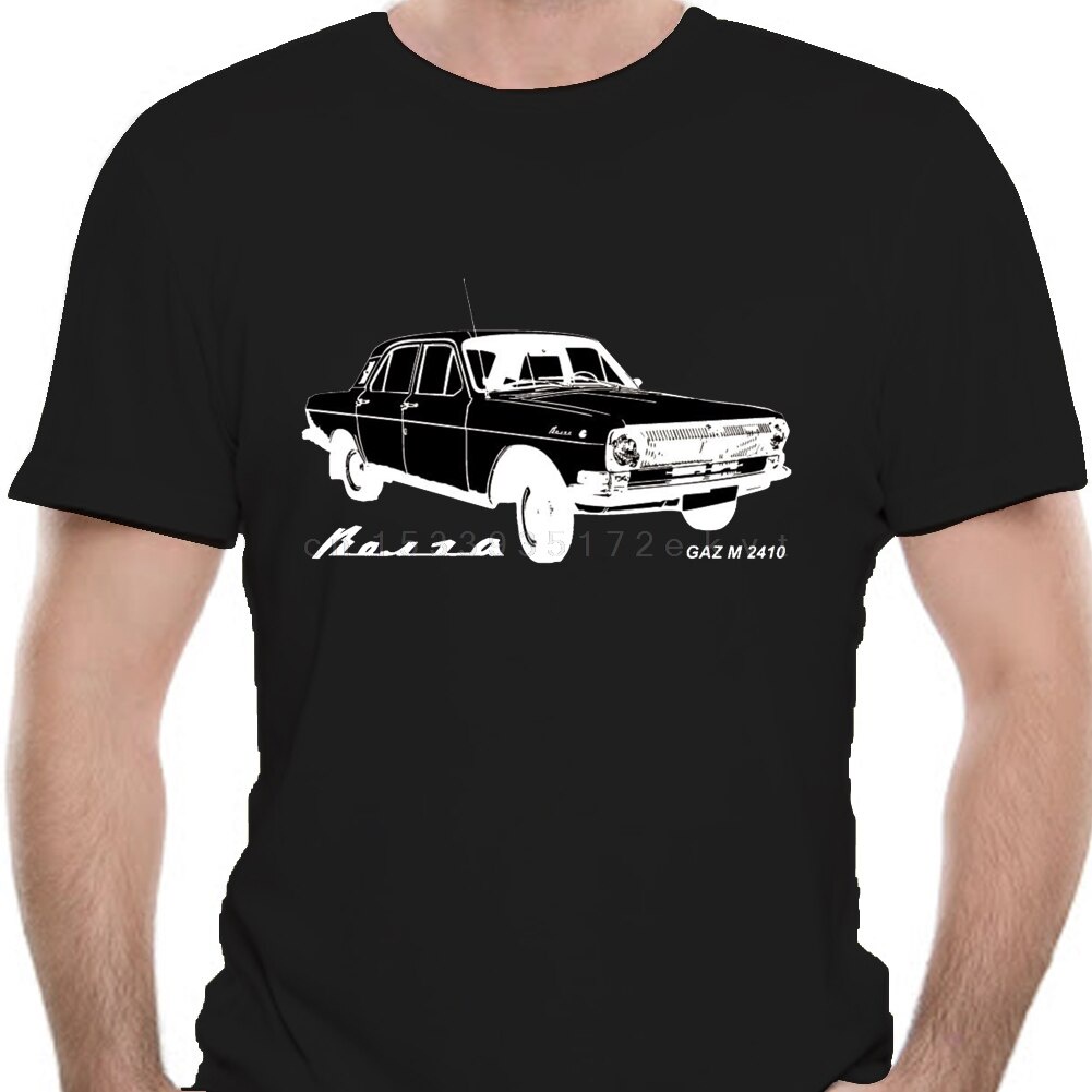 เสื้อยืด Volga Gas Gaz M 2410 Bolga Ussr Ccp Taxi Patrol รถ Ddr ใหม่แฟชั่นการพิมพ์ O-คอผู้ชายเสื้อยื