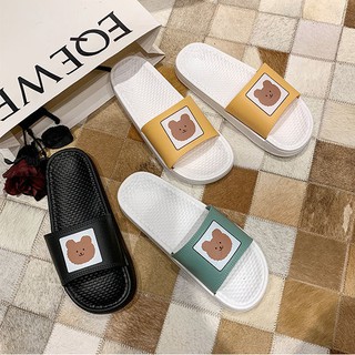 พร้อมส่ง🐻แตะคุณหมี🐻รองเท้าสวมแตะยางนิ่มมาก✨พื้นนิ่มหนานุ่มใส่สบายไม่กัดเท้า✨(ZX-2288) ins-15