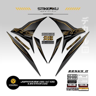 สติกเกอร์ตกแต่งรถบังคับ 135 JUPITER MX 135 NEW EXCITER 135 LC 135 STRIPING STICKER STOCK DECAL STICKER Variation 2010-2015 MX135 RC 1