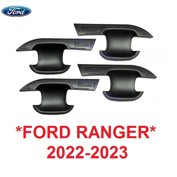 เบ้ารองมือเปิด Ford Ranger 2022 2023 2024 ฟอร์ด เรนเจอร์ ถาดรองมือเปิด ประตู เบ้ามือจับประตู เบ้ากัน