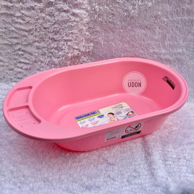 Bathing Tubs & Seats 124 บาท NANNY อ่างอาบน้ำเด็ก รุ่น N3069 (สีชมพู) Mom & Baby