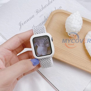 สายนาฬิกาข้อมือ และเคส สําหรับ iWatch Series7 6 SE 5 4 3 2 1 ขนาด 41 มม. 45 มม. 44 มม. 42 มม. 40 มม. 38 มม.