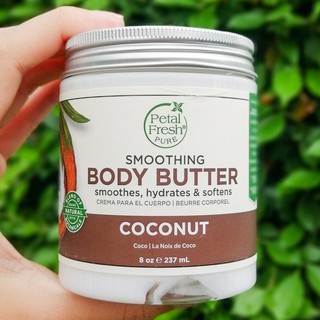 40% OFF ราคา Sale! EXP.03/23 Petal Fresh® Pure Body Butter Ultra Moisturizing Coconut 237mL บอดี้บัตเตอร์ สกัดจากมะพร้าว