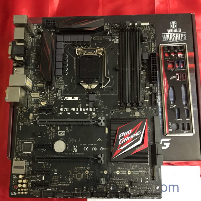 Mb h170 pro gaming ใช้งานปกติ มีฝาหลัง