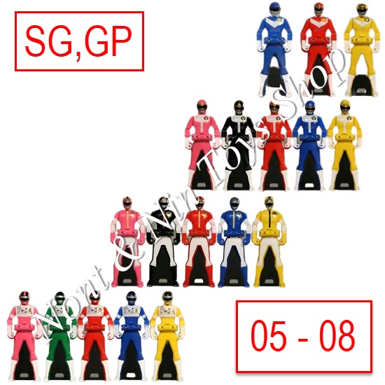 Gokaiger SG,GP Ranger Key เรนเจอร์คีย์ ขบวนการโกไคเจอร์ ชุดที่ 2 เซนไต ลำดับที่ 5-8 (Sun Vulcan,Gogg