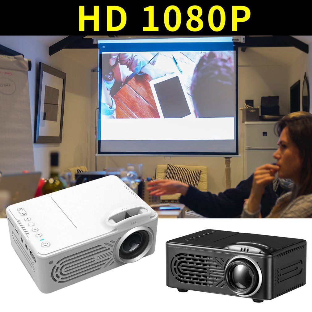 ✗❖Mini Portable 814 LED 3d Home Theater Projector HD 1080p Cinema SD AV USB