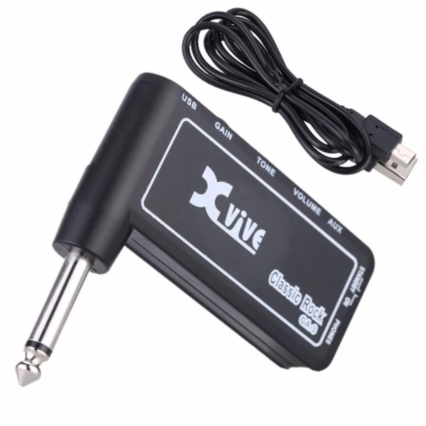 Xvive Amplug GA-3 Classic Rock แอมป์ปลั๊ก มีแบตเตอรี่ในตัวชาร์จไฟบ้านได้ เสียบออกหูฟังหรือแอมป์ได้