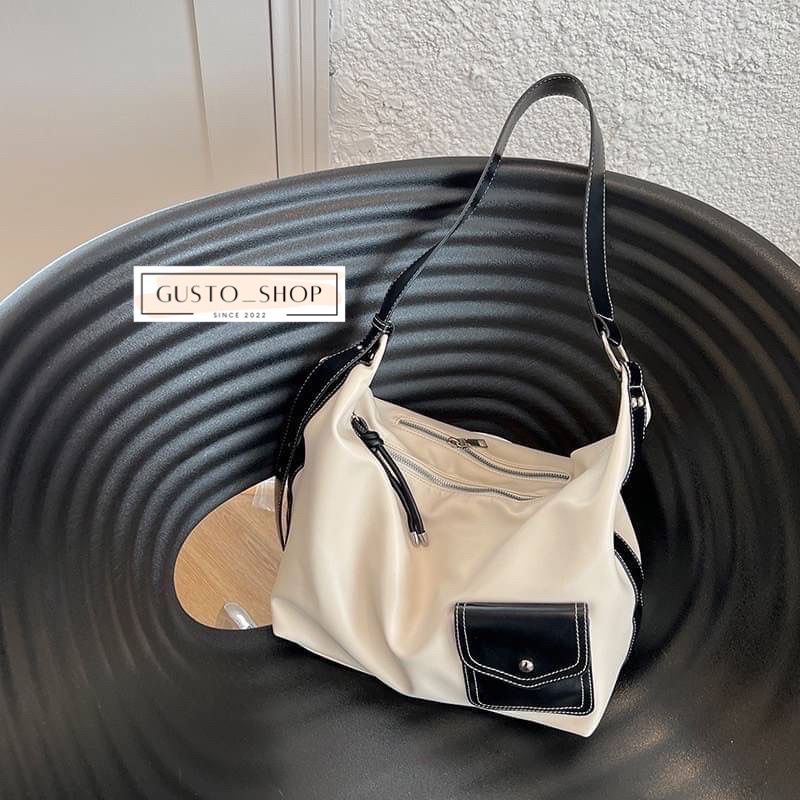 Toffy bag กระเป๋าสะพายไหล่สุดชิค สีสวย ขนาดใส่ของพกพาได้สะดวก !!