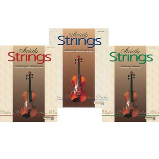 หนังสือเรียนไวโอลิน Strictly Strings Violin เล่ม 1,2,3