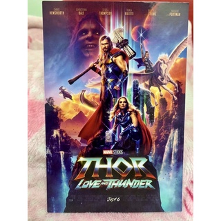 โปสการ์ด thor love and thunder โปสเตอร์ ธอร์: ด้วยรักและอัสนี (All characters)