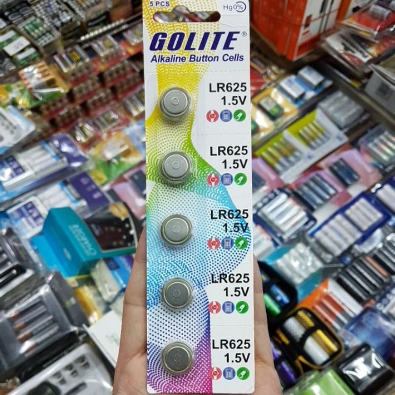 ถ่านกล้อง LR625, R9, PX625, 625GH, V625U 1.5V Golite, Energizer,  Vinnic, Golden Power ของใหม่ ของแท