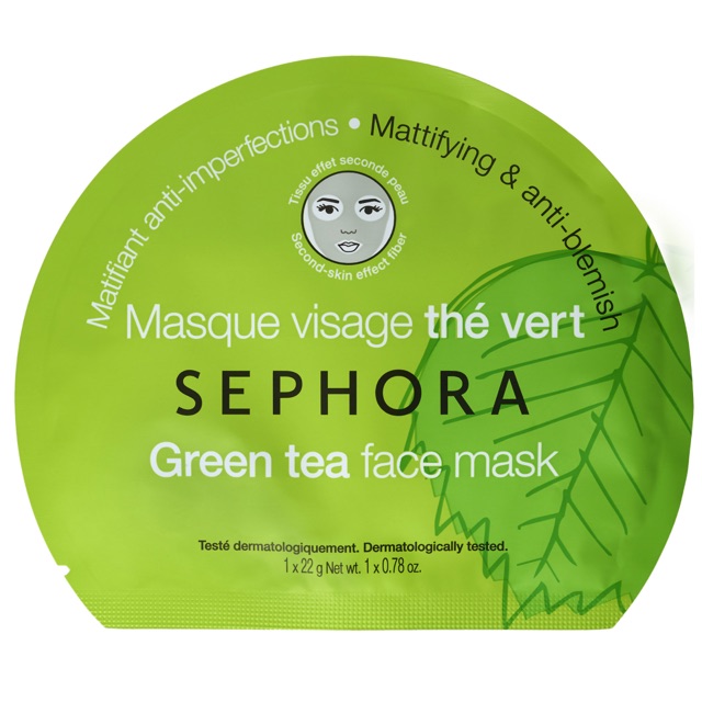 Sephora green tea invisilk mask