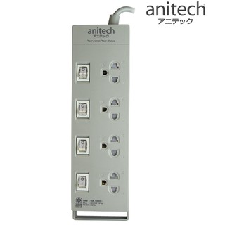 ANITECH ปลั๊กไฟ 4 ช่อง 3M H3134/พร้อมส่ง