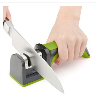 ที่ลับมีด Multifunctional hand-held diamond three stage sharpening tool อุปกรณ์ลับมีดแบบรวดเร็ว ปรับได้ถึง 3 ระดับ