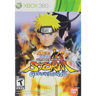 แผ่น XBOX 360 : Naruto Shippuden Ultimate Ninja Storm Generations ใช้กับเครื่องที่แปลงระบบ JTAG/RGH