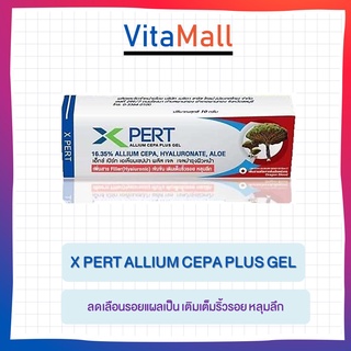 X PERT ALLIUM CEPA PLUS GEL สการ์ เอ็กซ์ เปิร์ท เจล (สูตรใหม่) 10 G ลดเลือนรอยแผลเป็น เติมเต็มริ้วรอย หลุมลึก