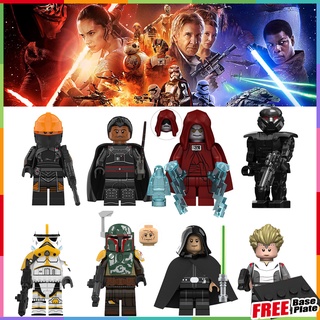 ฟิกเกอร์ Fennec Shand Boba Fett Star Wars Bounty Hunters Palpatine Muff Gideon Bad BatchOmega ขนาดเล็ก ของเล่นสําหรับเด็ก