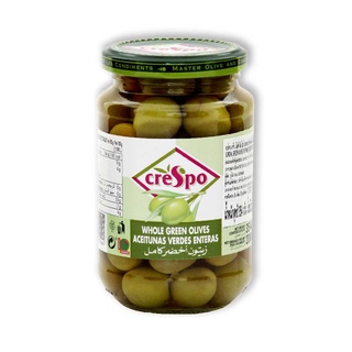 ครีสโป มะกอกเขียวในน้ำเกลือ 354 กรัม Crespo Green Olives In Brine 354 G