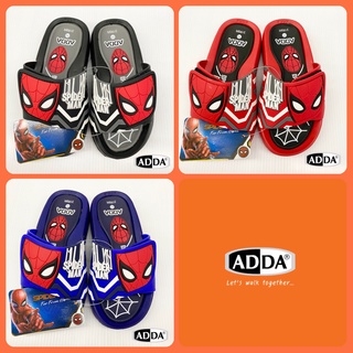 รองเท้าแตะเด็กผู้ชาย รองเท้าลำลอง  แบบสวม ADDA ลายสไปเดอร์แมน  Spiderman 31R9R เก็บเงินปลายทาง