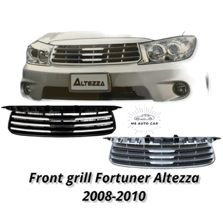 กระจังหน้า fortuner 2008 2009 2010 หน้ายักษ์ กระจังหน้าแต่ง FORTUNER 2008-2010 ลายนอน front grill toyota fortuner 2008