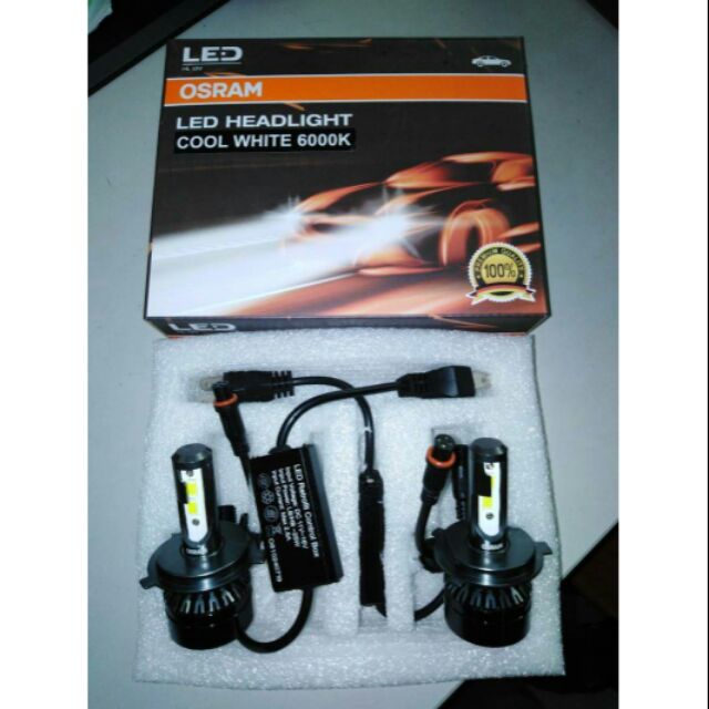 หลอดไฟหน้ารถยนต์ H4  LED