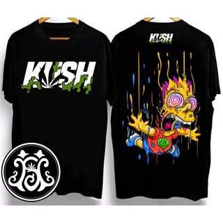 ผ้าฝ้าย 100%เสื้อยืด kush เสื้อยืดสุดเท่ Crew neck T-shirt. Oversized T-shirt เสื้อยืดผ้าคอตตอน V.22S-3XL