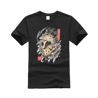 เสื้อยืดผ้าฝ้ายพิมพ์ลายแฟชั่น เสื้อยืด พิมพ์ลาย Joker Jason japan Geisha maskup สไตล์คลาสสิก สําหรับผู้ชาย