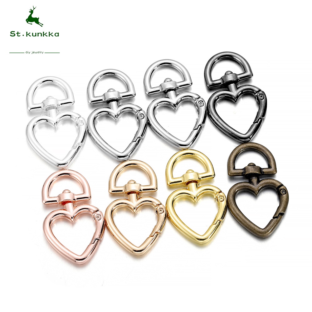 St.kunkka 5 ชิ้น/ล็อตเงินสีดํา Key Chain แหวนโลหะกุ้งก้ามกราม Clasp Hook คลิปสําหรับพวงกุญแจตะขอ Diy เครื่องประดับทําผลการค้นหาอุปกรณ์เสริม