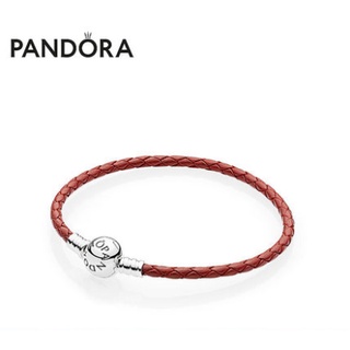 Pandora สร้อยข้อมือเชือกหนัง Benmingnian