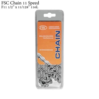 โซ่ FSC F11 11 SPEED แถมข้อต่อแบบปลดเร็ว