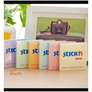 กระดาษโน๊ตกาวในตัวStickn 3*3 สีหวาน