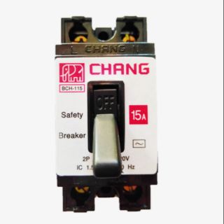 เซฟตี้ เบรกเกอร์ 2สาย15แอมป์220โลว์ทAC#ตราช้าง(2P 15A  220V) AC

#SAFETY BAKER หรือ สวิตช์ตัดไฟอัตโนมัติ