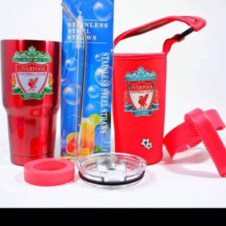 แก้วครบชุด 7 ชิ้น เชตสีแดง (liverpool)