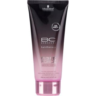 ✅ Schwarzkopf BC Fibre Force Fortifying Shampoo 200ml แชมพูทำความสะอาดและซ่อมแซมผมที่เสียจากสารเคมี