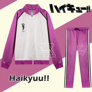 พร้อมส่ง อะนิเมะ Haikyuu!! เสื้อโค้ทคอสเพลย์ลําลอง ลายวอลเลย์บอล Shiratorizawa School Ushijima Wakatoshi สําหรับผู้ชาย และผู้หญิง