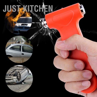 Just Kitchen Safety Hammer Emergency Rescue Tool Car Window Breaking Seat Belt Cutter