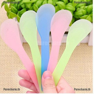 10PCS Plastic DIY Facial Mask Mixing Spatulas Spoon Stick Makeup Tools