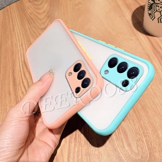 เคสโทรศัพท์ OPPO Reno5 Pro 5G Phone Case Camera Lens Protection Luxury Transparent Matte PC Back Cover เคส OPPO Reno5 Casing