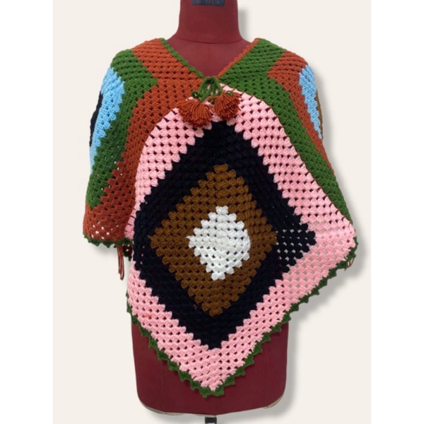 เสื้อคลุมผู้หญิง ถักไหมพรม Cotton Handmade by Kanya4shop